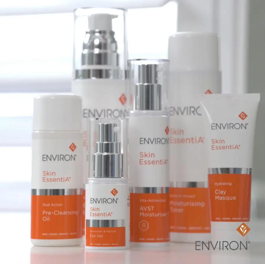 Environ Skin EssentiA products on the shelf at J Beauty